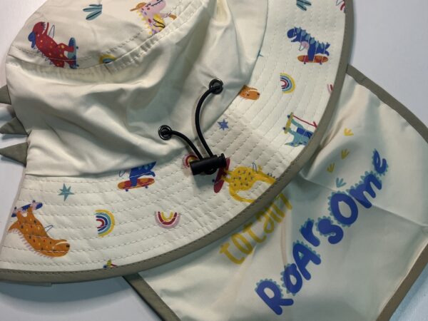 Toddler hat with neck cover
