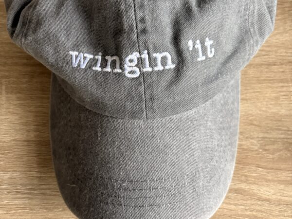 Wingin’ it caps